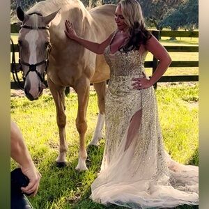 Formal gown. Size 16. Brand:Andrea and Leo Couture